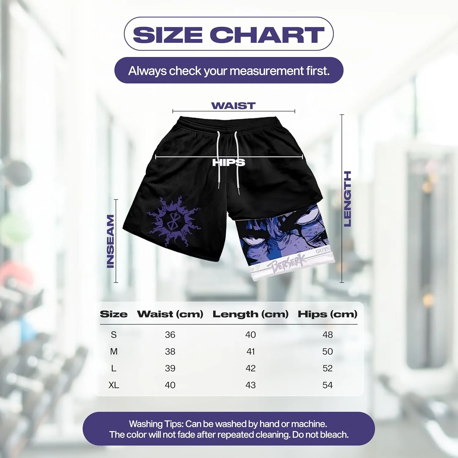 CROWN Anime Gym Shorts - Breathable Stretch Compression Short with Pockets
