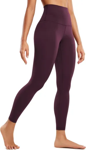 CRZ YOGA Super High Waisted Butterluxe Yoga Pants 25 Inches - Buttery Soft Workout Leggings for Women Over Belly