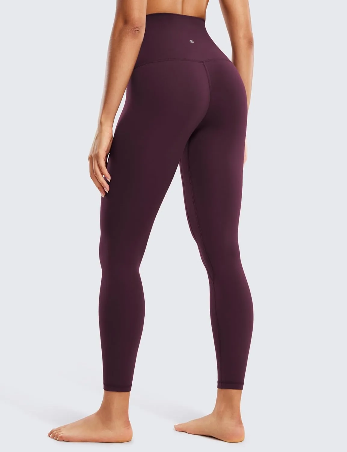 CRZ YOGA Super High Waisted Butterluxe Yoga Pants 25 Inches - Buttery Soft Workout Leggings for Women Over Belly