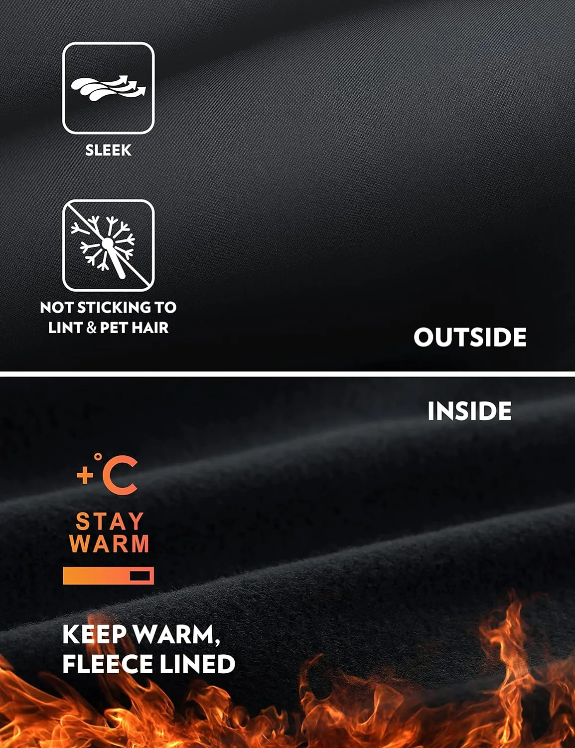 CRZ YOGA Thermal Fleece Lined Leggings Women 25'' - High Waisted Winter Workout Hiking Pants with Pockets Warm Running Tights