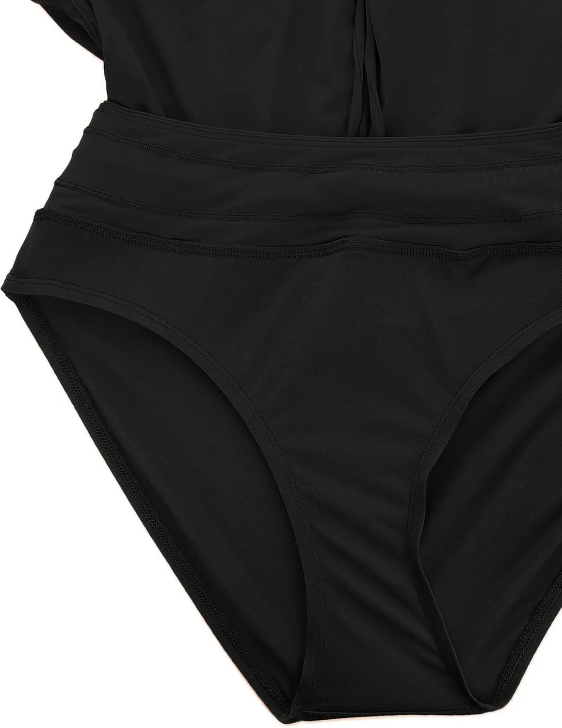 CRZ YOGA Womens 3'' Swim Board Shorts High Waisted Quick Dry Beach Swimwear Bottoms Bathing Trunks with Liner