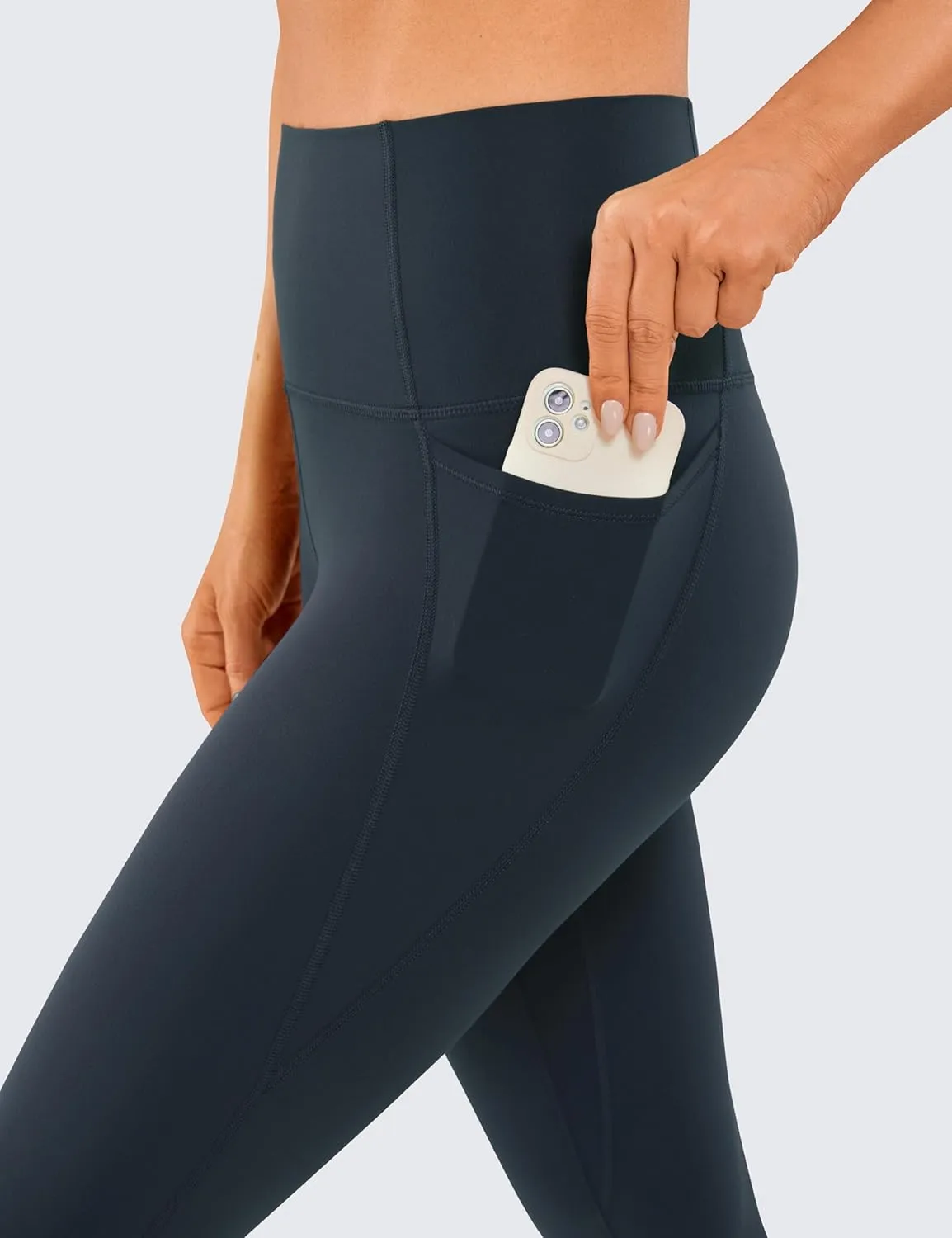 CRZ YOGA Womens Butterluxe High Waisted Workout Leggings 31 Inches - Athletic Gym Yoga Pants with Pockets Buttery Soft