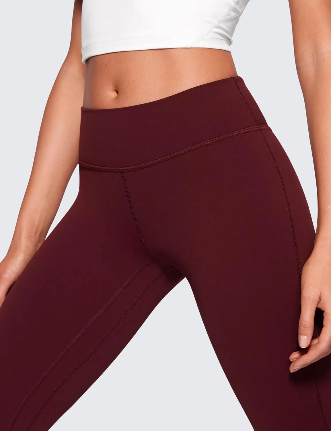 CRZ YOGA Womens Butterluxe Low Rise Flare Leggings 32" - Bootcut Yoga Pants with Pocket Wide Leg Buttery Soft Lounge Casual