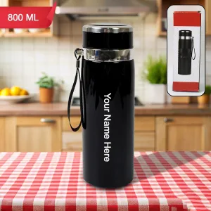 Customize Double Stainless Steel Wall Flask Vacuum Insulated Water Bottle (800 ML)