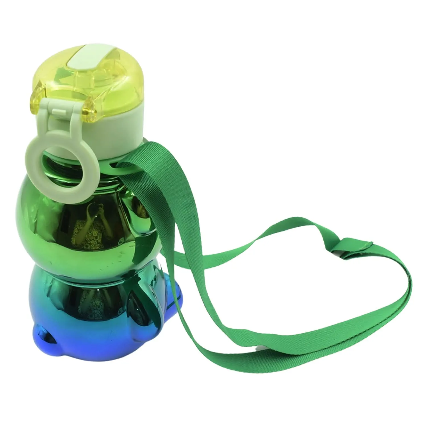 Cute Kids Water Bottle with Straw, Stickers & Strap – Leakproof, 1L Capacity (1 Pc)