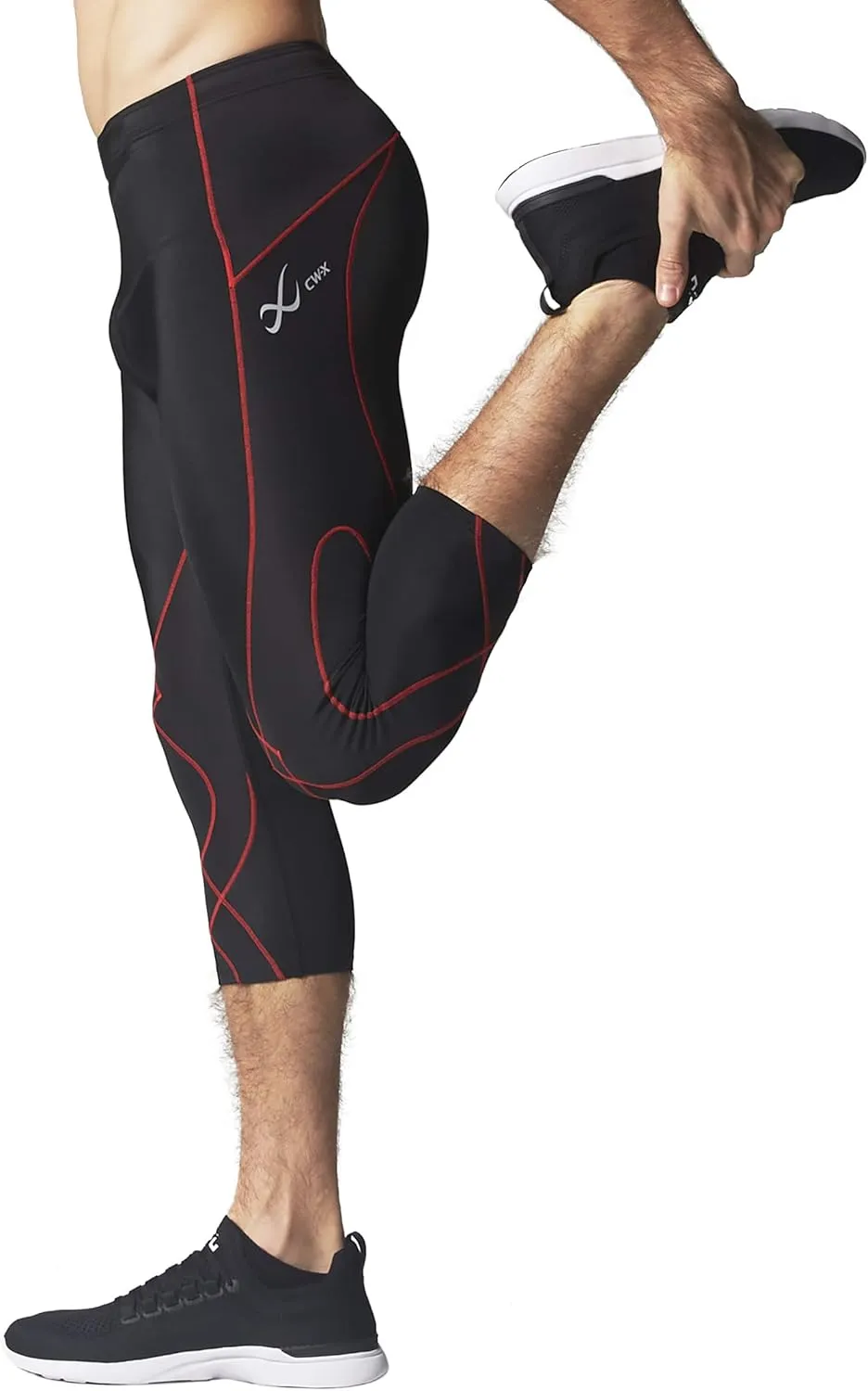 CW-X Men's Stabilyx Joint Support 3/4 Compression Tight