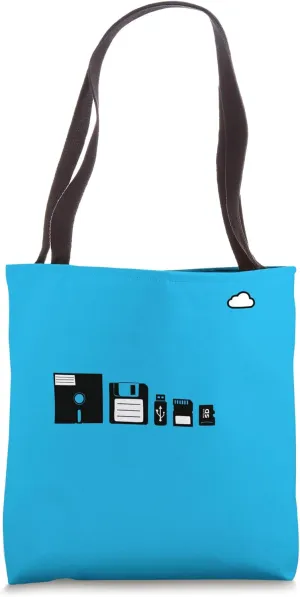 Data Storage Evolution Tote Bag
