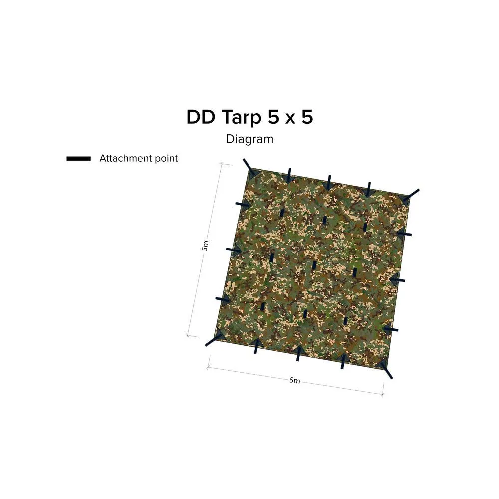 DD Hammocks 5x5 tarp MC