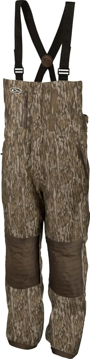 Drake Mens Guardian Elite Hunting Insulated Bib, Mossy Oak Bottomland, XXX-Large