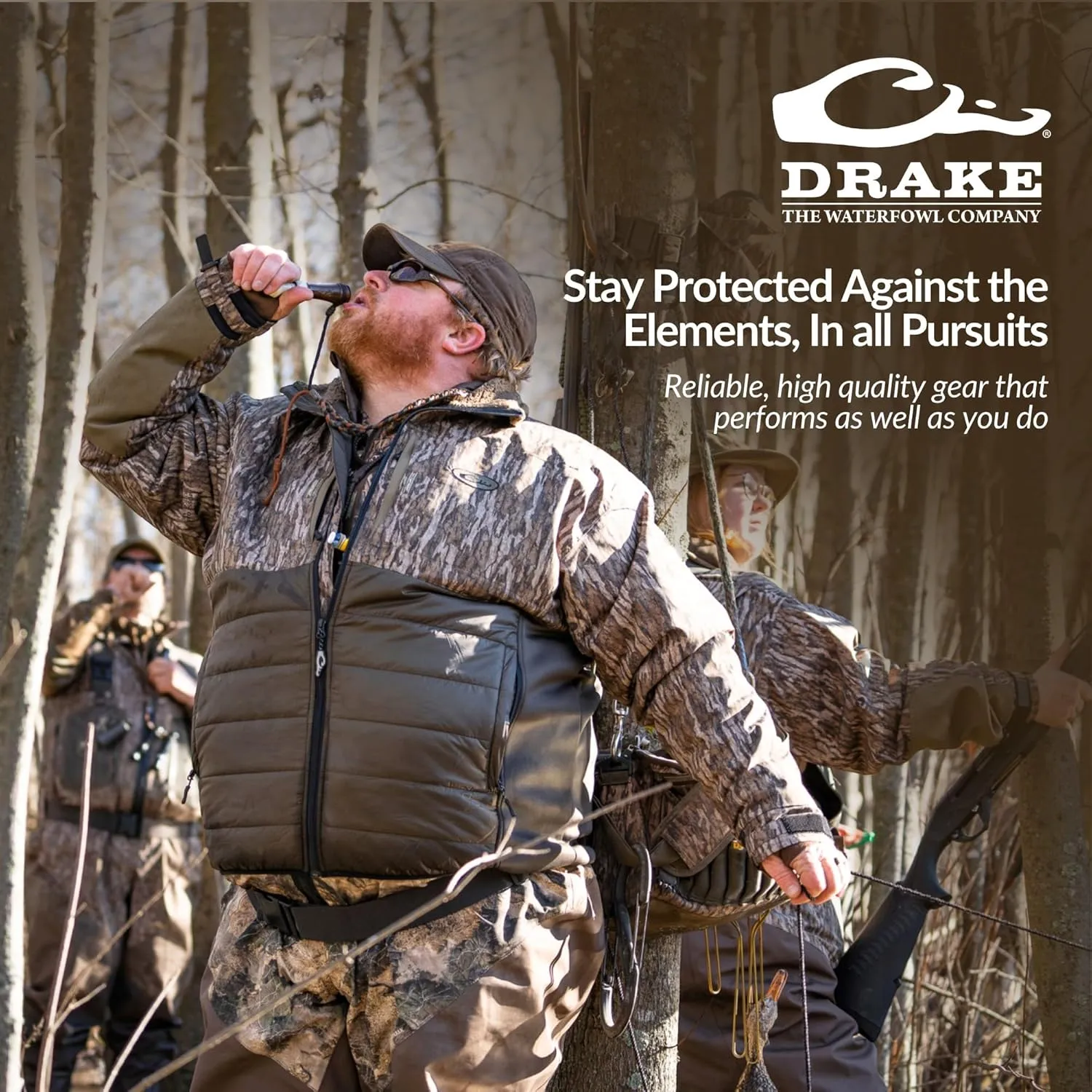 Drake Waterfowl® LST Guardian Flex™ Double Down Eqwader™, Waterproof and Breathable Insulated Hunting Jacket