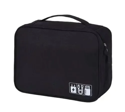 Electronics Travel Organizer Portable USB Flash Drives & Phone Storage Bag
