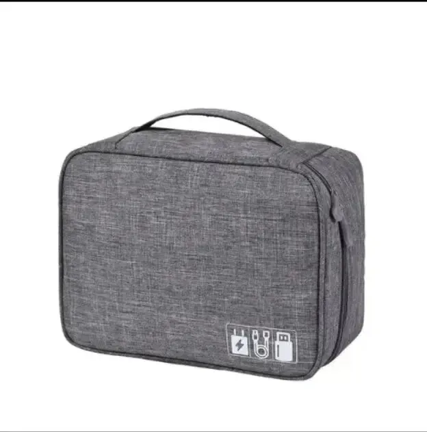 Electronics Travel Organizer Portable USB Flash Drives & Phone Storage Bag