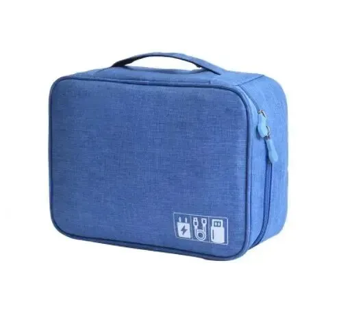 Electronics Travel Organizer Portable USB Flash Drives & Phone Storage Bag