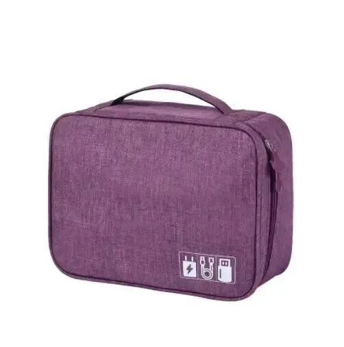 Electronics Travel Organizer Portable USB Flash Drives & Phone Storage Bag