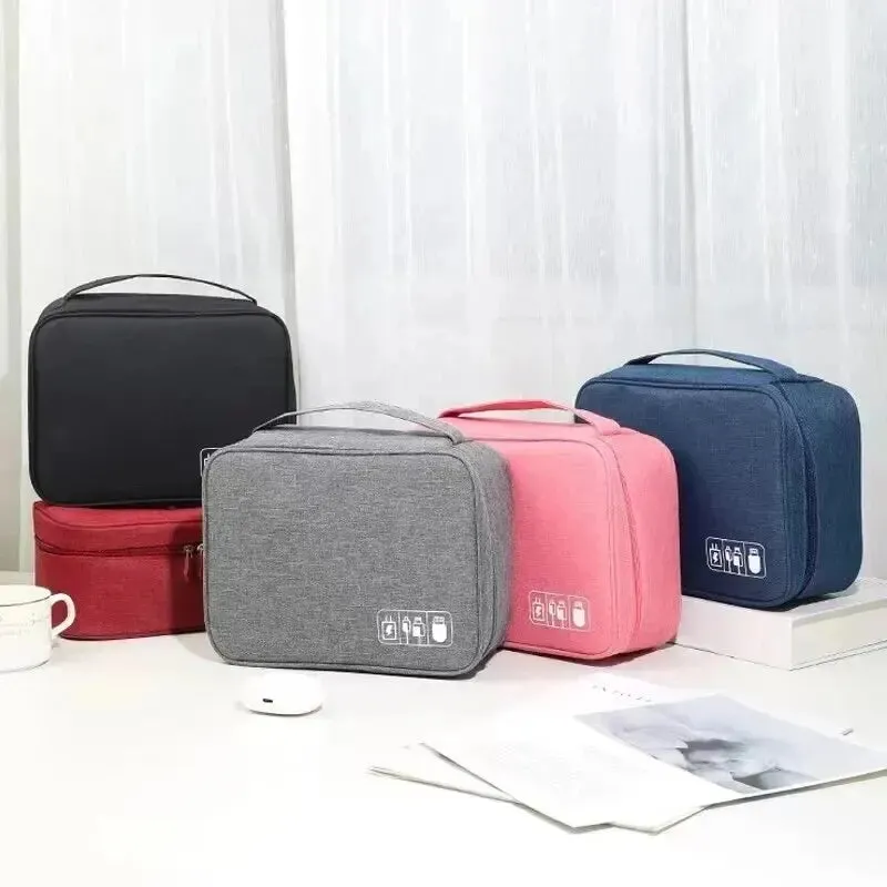 Electronics Travel Organizer Portable USB Flash Drives & Phone Storage Bag