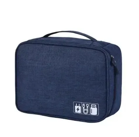 Electronics Travel Organizer Portable USB Flash Drives & Phone Storage Bag