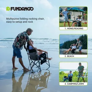 Emergency Camp Chair - 300lb Capacity Folding Emergency Observation Seat