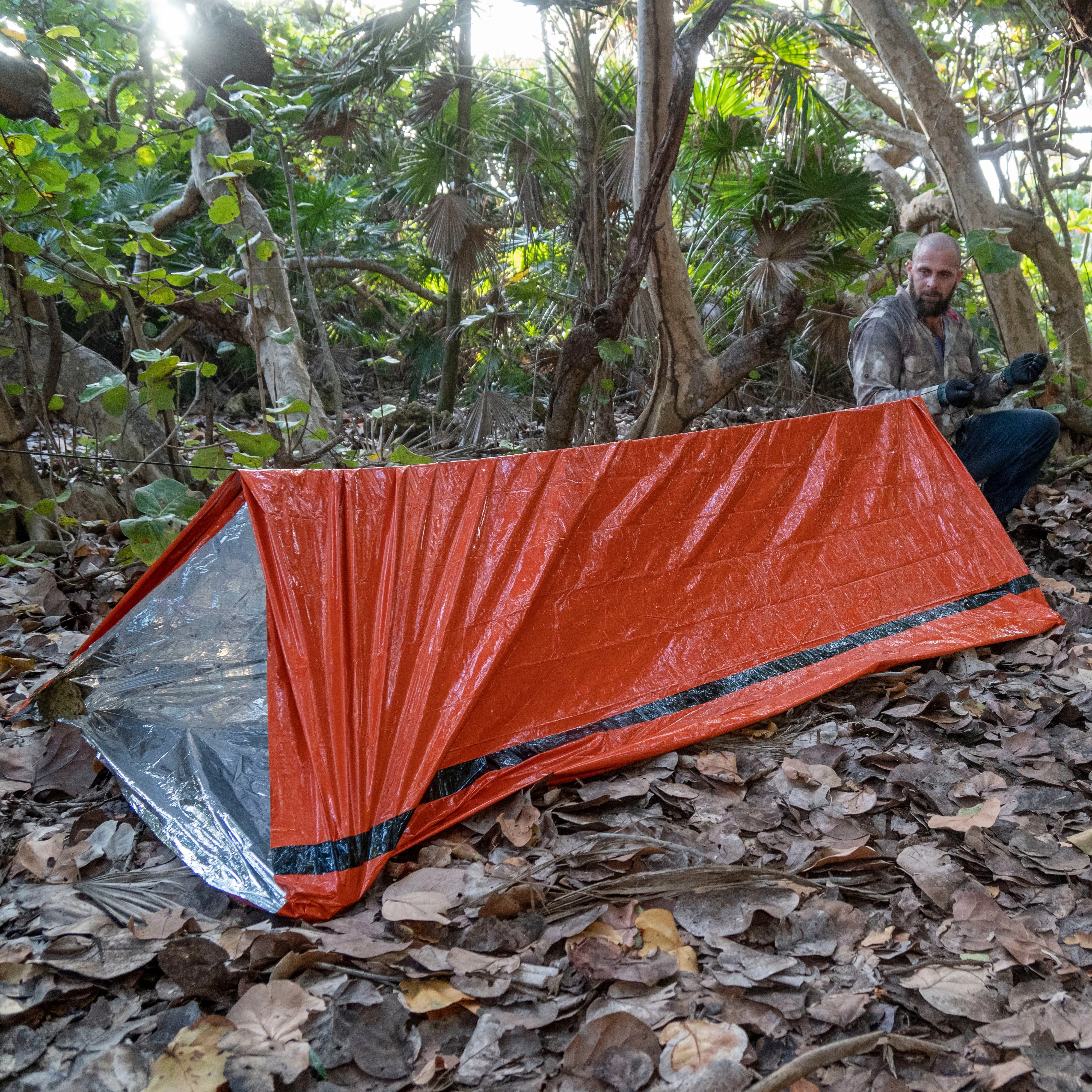 Emergency Survival Mylar Tube Tent