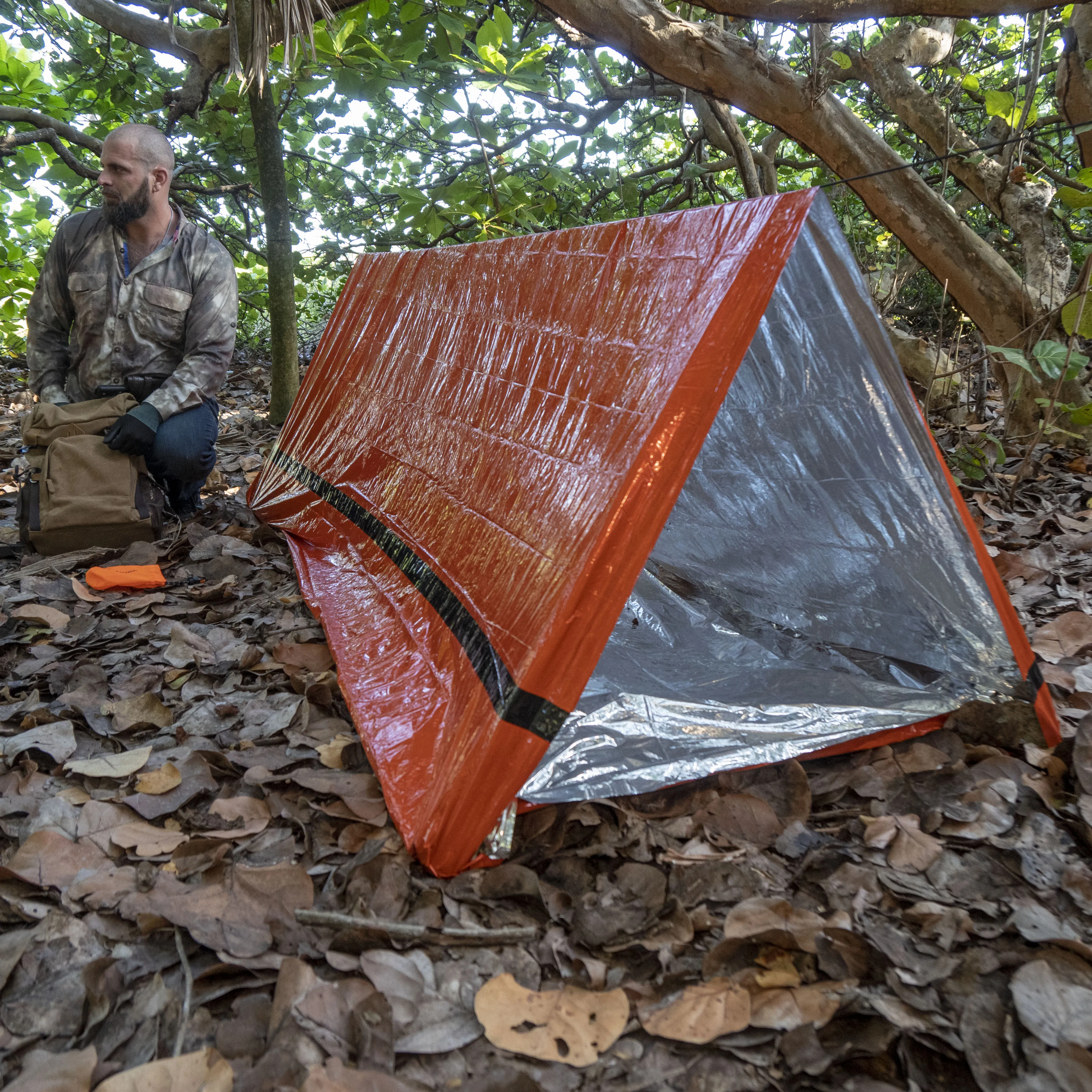Emergency Survival Mylar Tube Tent