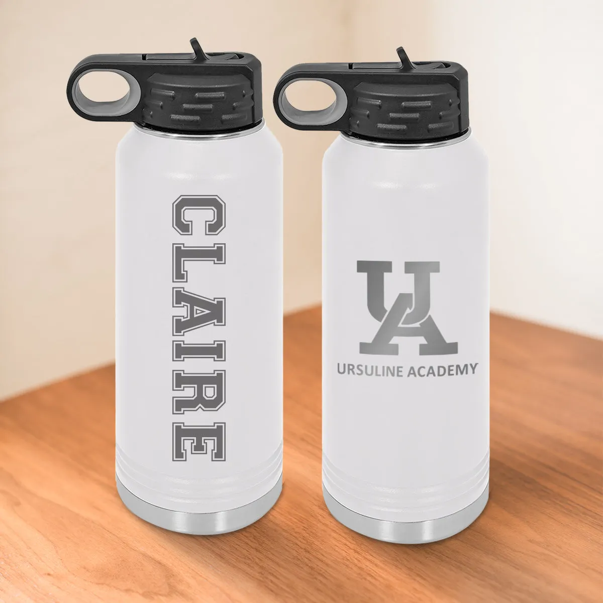 Engraved 32 oz Water Bottle