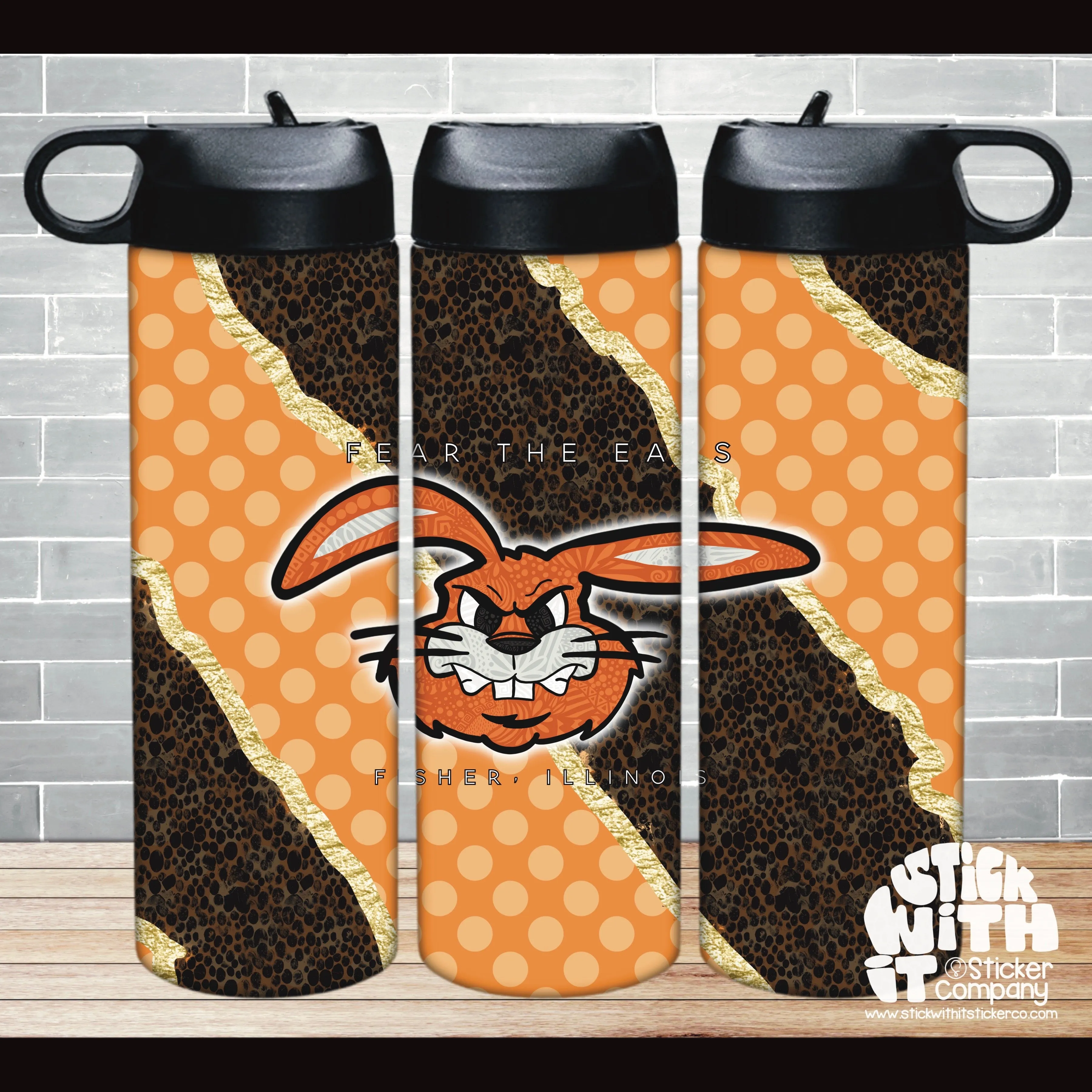 Fear the Ears Water Bottle