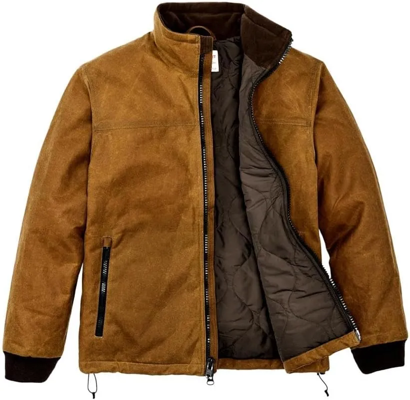 Filson Tin Cloth Primaloft Jacket Dark Tan