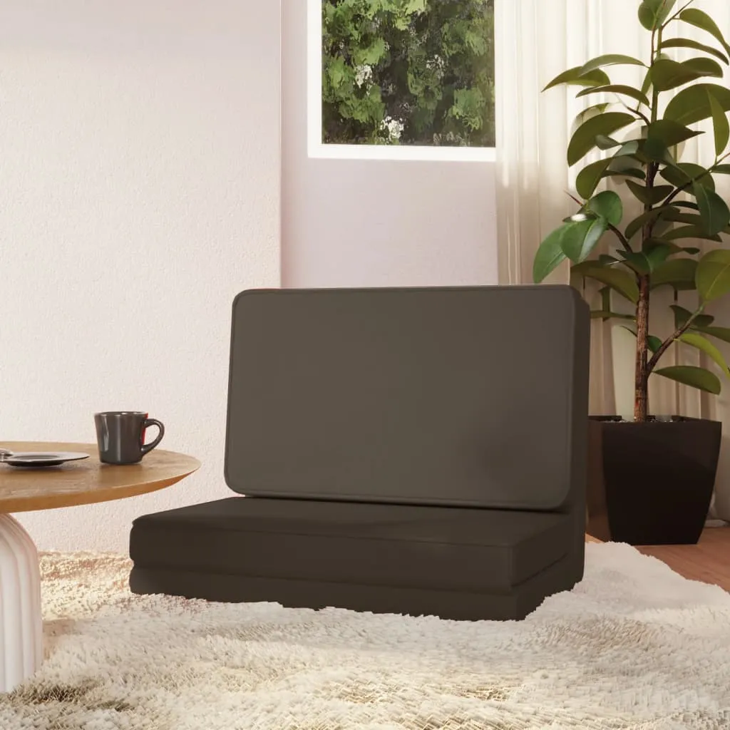 Floor Chair Lounge Chaise Lounge Folding Floor Lounger Faux Leather