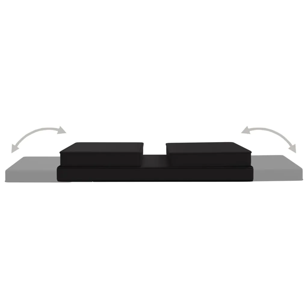 Floor Chair Lounge Chaise Lounge Folding Floor Lounger Faux Leather