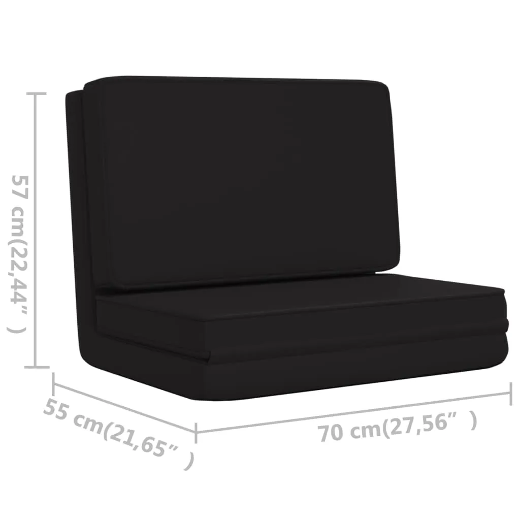 Floor Chair Lounge Chaise Lounge Folding Floor Lounger Faux Leather