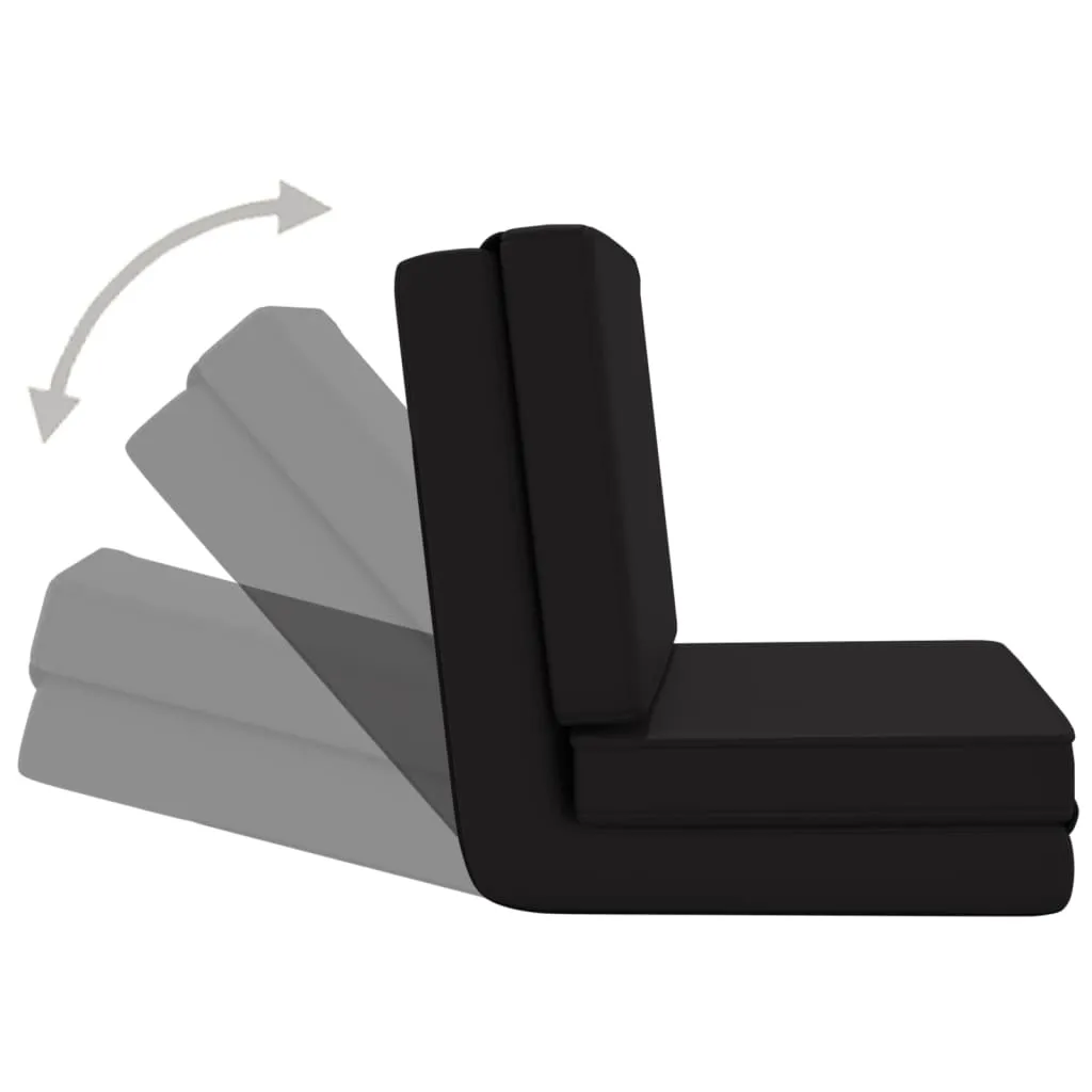Floor Chair Lounge Chaise Lounge Folding Floor Lounger Faux Leather