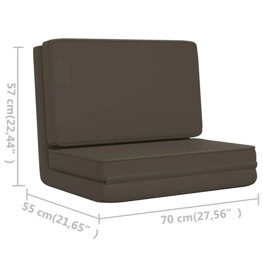 Floor Chair Lounge Chaise Lounge Folding Floor Lounger Faux Leather