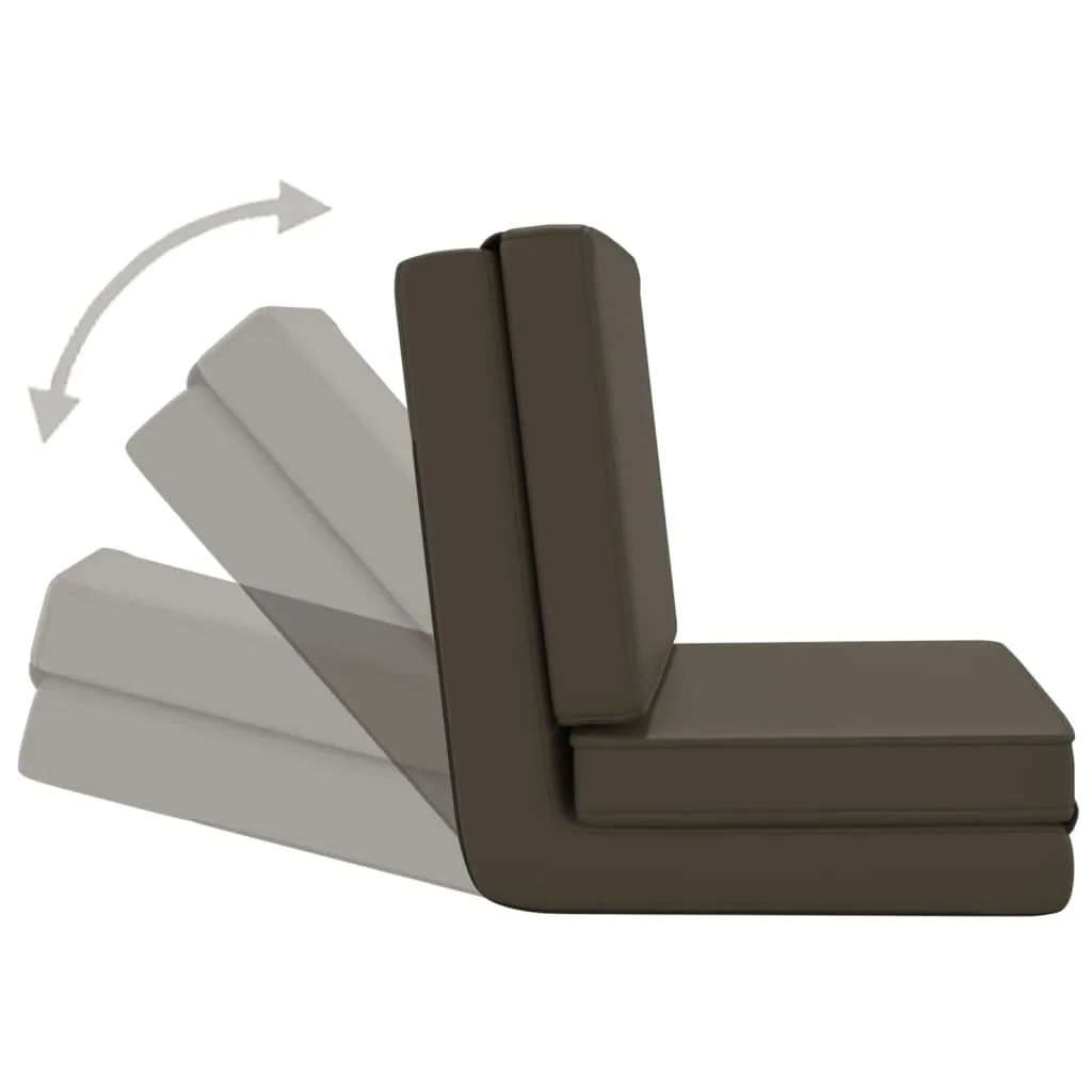 Floor Chair Lounge Chaise Lounge Folding Floor Lounger Faux Leather