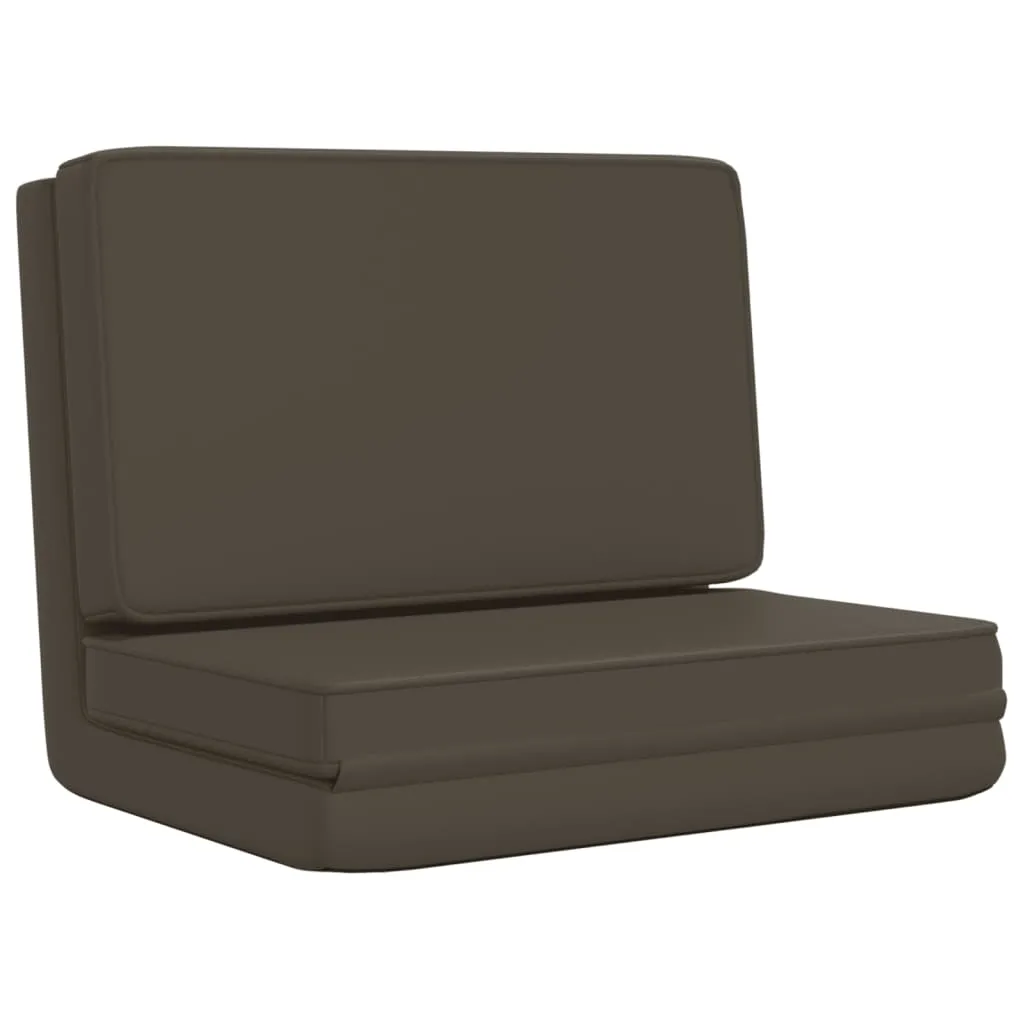 Floor Chair Lounge Chaise Lounge Folding Floor Lounger Faux Leather