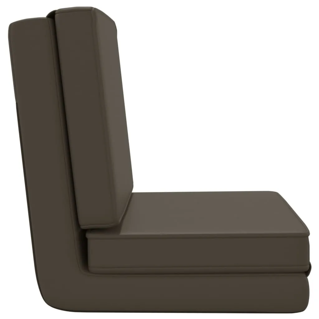 Floor Chair Lounge Chaise Lounge Folding Floor Lounger Faux Leather