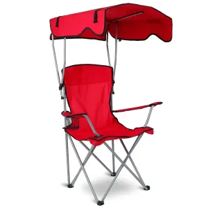 Foldable Beach Canopy Lawn Chair