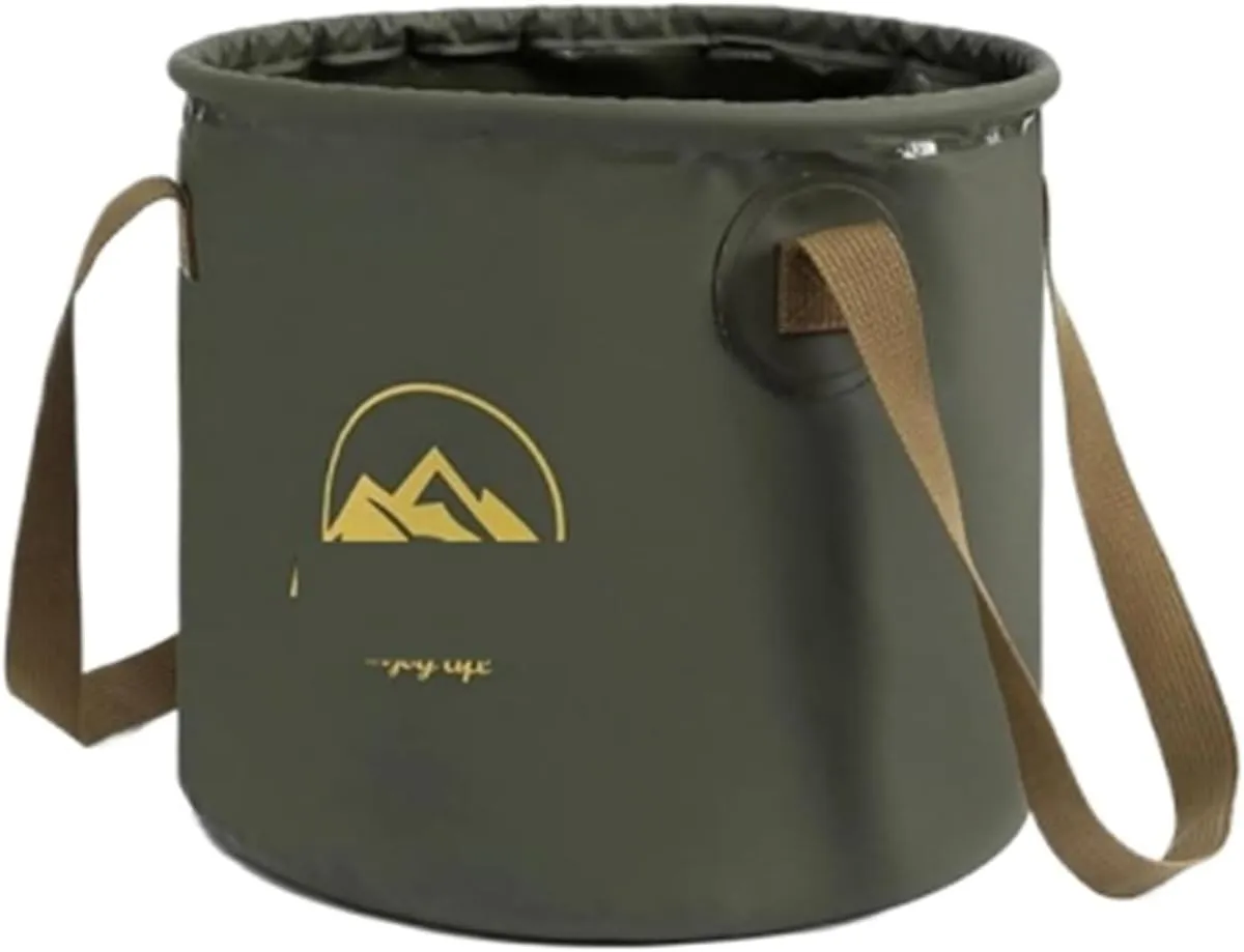 Folding Portable Bucket Folding Camping Cube Bucket Foldable Collapsible Bucket Camp Tourism Car Wash Fishing Car Camping Accessories (Color : Folding Bucket S-01)