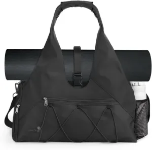 Forestfish Gym Bag For Women With Yoga Mat Holder & Shoe Compartment & Wet Dry Storage Pocket & Adjustable Strap