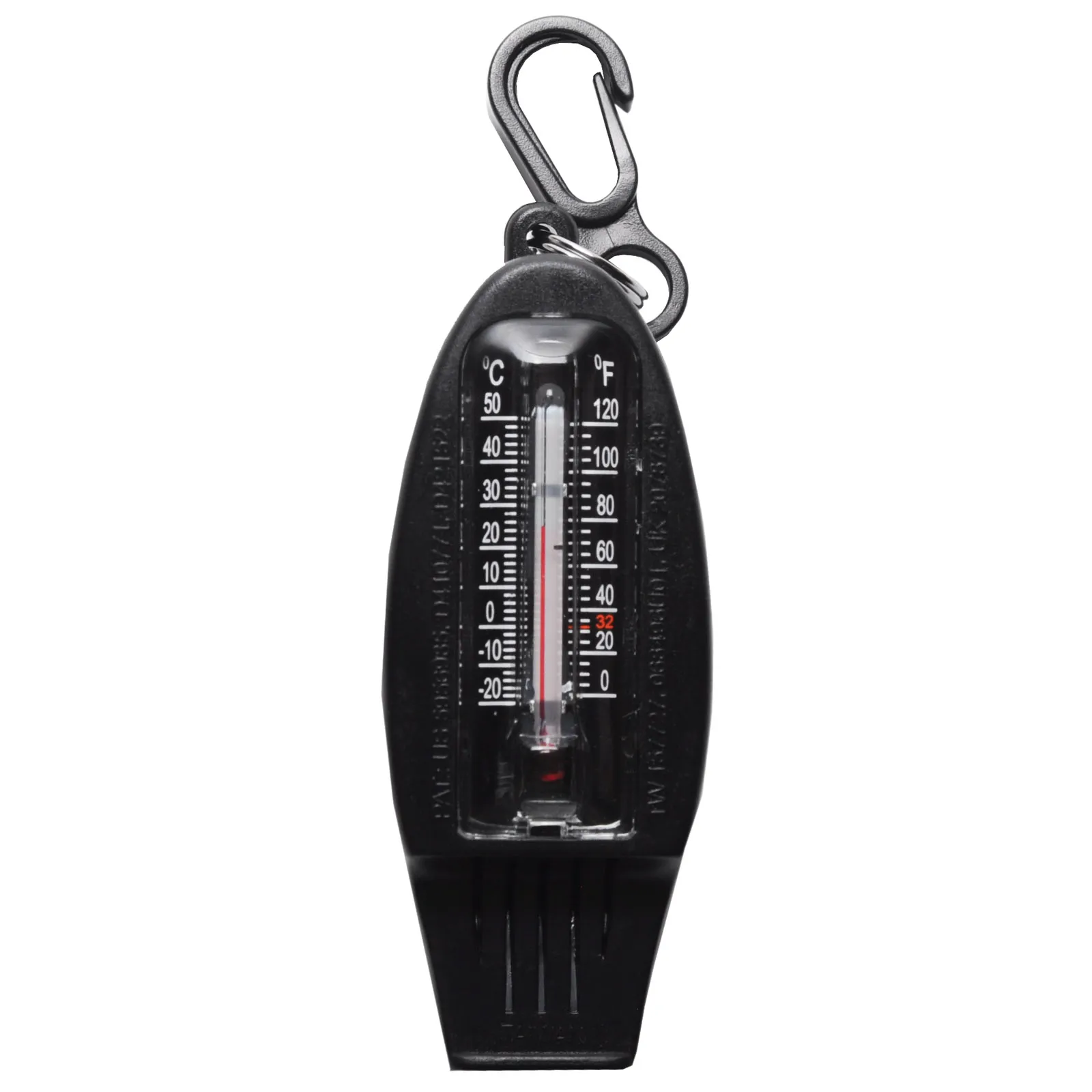 Four Function Whistle With Thermometer, Magnifier & Compass
