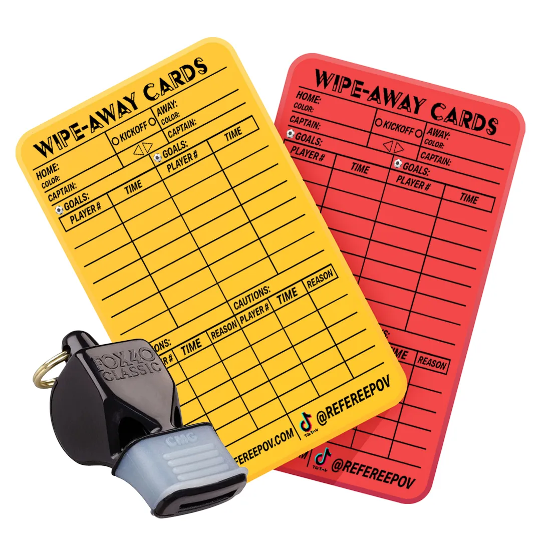 FOX 40 Classic CMG Whistle   Wipe-Away Cards