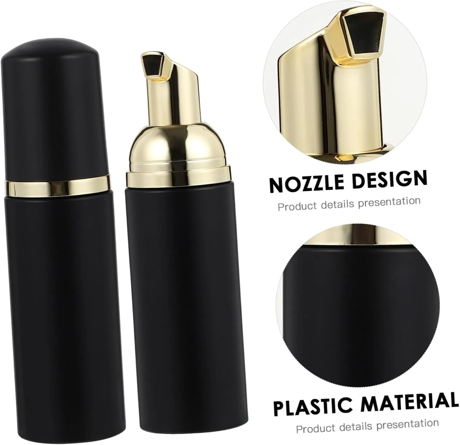 FRCOLOR 3sets 60ml Foam Pump Bottle Hand Soap Dispenser Leakproof Travel Bottles for Shampoo Body Wash 3pcs*3
