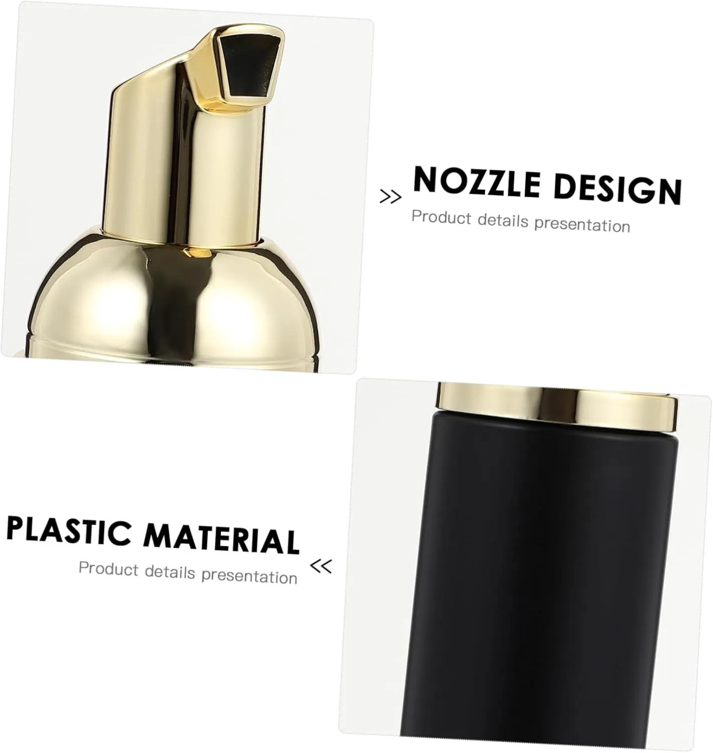 FRCOLOR 3sets 60ml Foam Pump Bottle Hand Soap Dispenser Leakproof Travel Bottles for Shampoo Body Wash 3pcs*3
