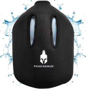 Gallon Jug Sleeve | Insulated Neoprene Cover with Pockets |1 Gallon Water Jug Gym Gear Sleeve Fits Standard Gallon Jug | Gallon Water Bottle Holder w YKK Zipper