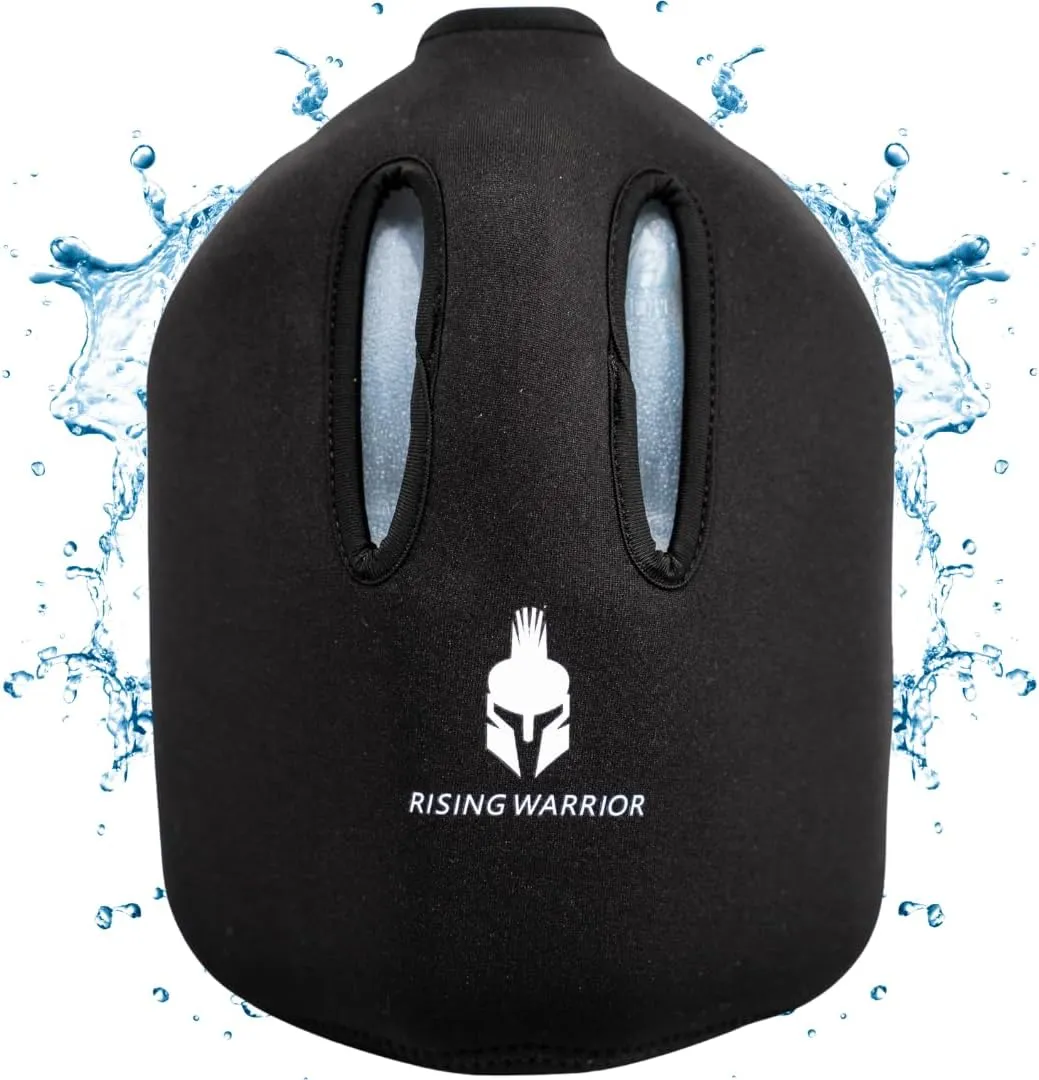 Gallon Jug Sleeve | Insulated Neoprene Cover with Pockets |1 Gallon Water Jug Gym Gear Sleeve Fits Standard Gallon Jug | Gallon Water Bottle Holder w YKK Zipper