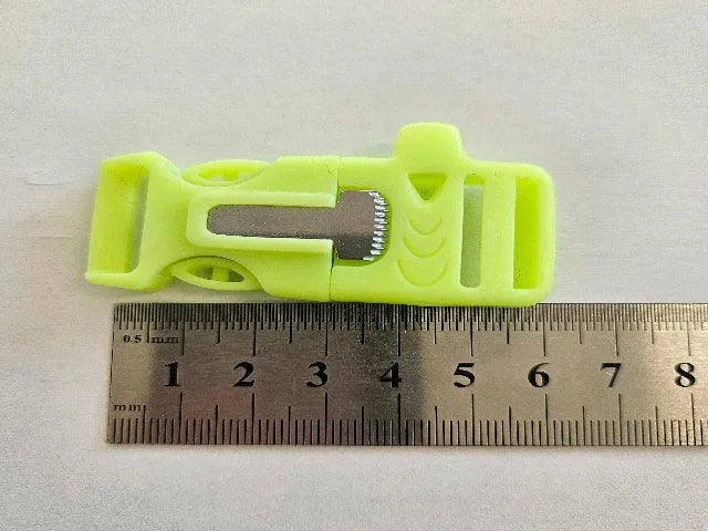 Glow in Dark Survival Buckles - 20mm