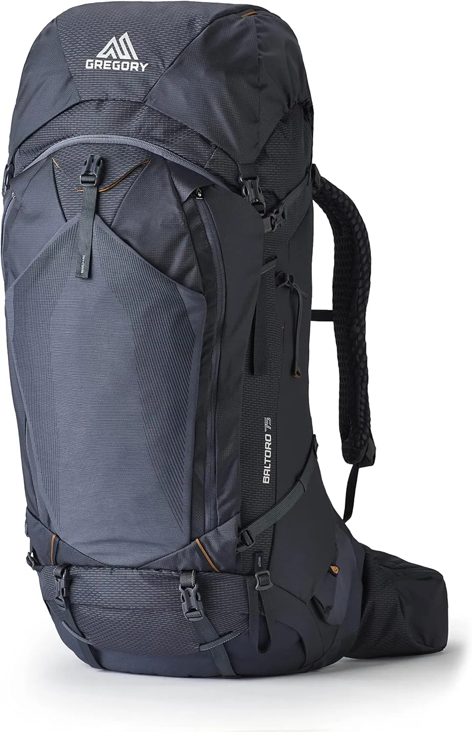 Gregory Baltoro 75L Pro Unisex Backpacking Pack with FreeFloat Suspension, AirCushion Breathable Backpanel, Large, Alaska Blue