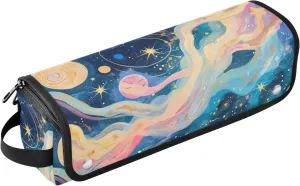 Hair Tools Travel Bag Imaginary Starry Sky Portable Hot Tool Mat Bag
