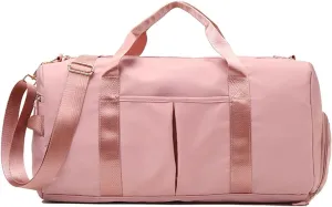 HBJWOV Dry and Wet Separation Women's Swimming Fitness bag Can Be Set Rod Luggage Large Capacity Leisure Yoga bag Travel bag