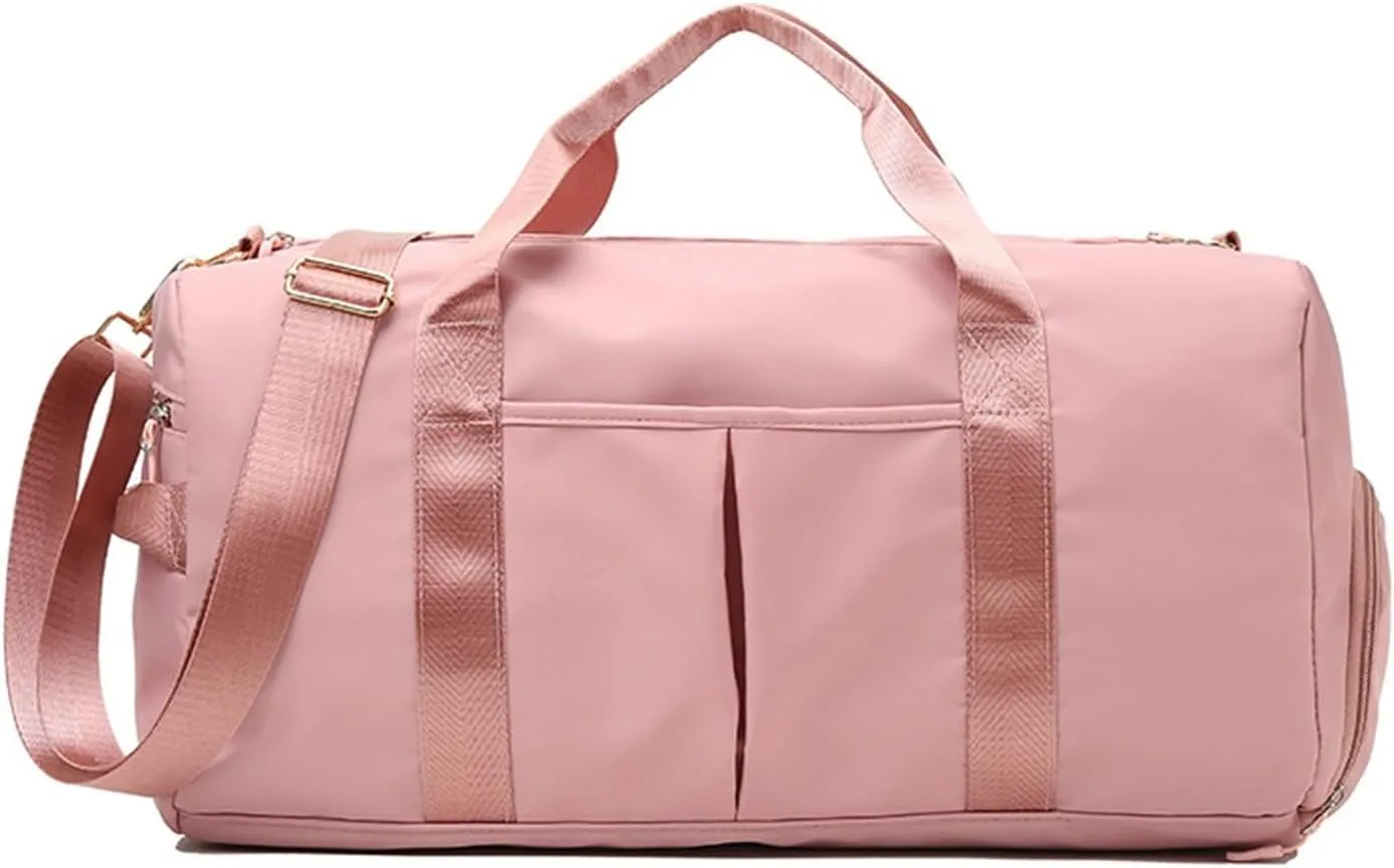 HBJWOV Dry and Wet Separation Women's Swimming Fitness bag Can Be Set Rod Luggage Large Capacity Leisure Yoga bag Travel bag