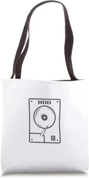 HDD Hard Disk Retro Storage Module Tote Bag