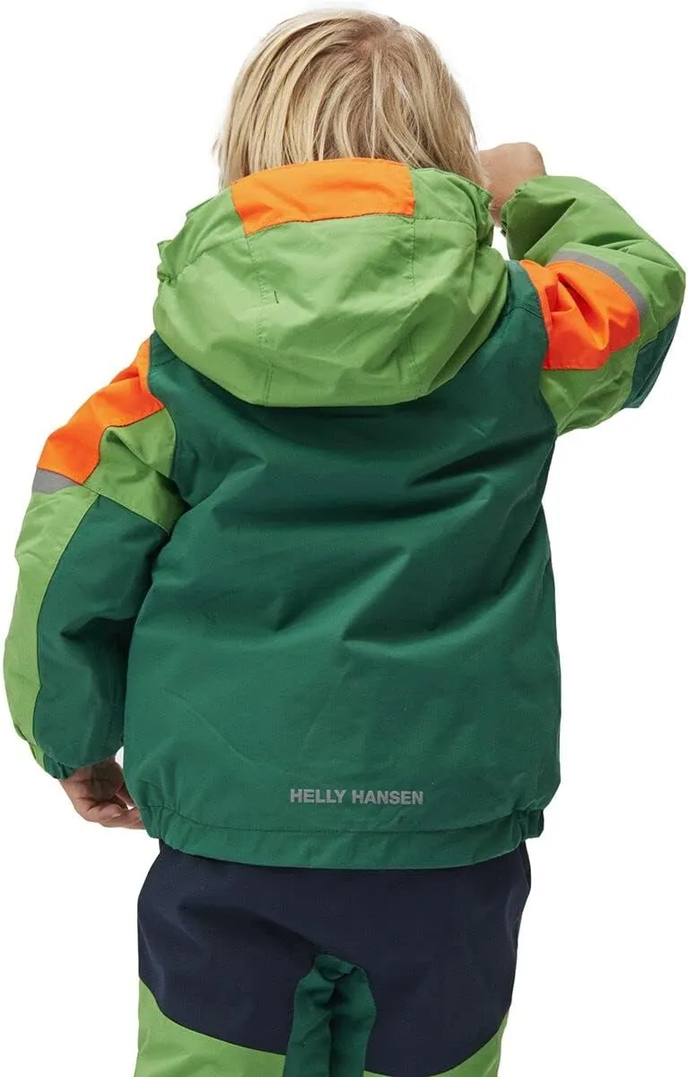 Helly-Hansen Rider 2.0 Insulated Ski Jacket for Kids - Waterproof, Breathable, Neon, Reflective, Recycled Materials